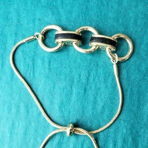 2/10$ Gold tone adjustable link bracelet